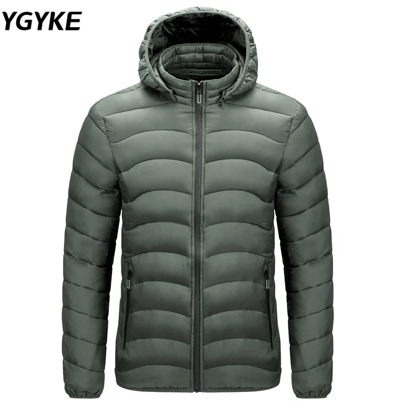 2022 New Winter Men's Zipper Jacket Coat Thickened Warm Windproof Hooded High-neck Cotton Clothing Casual Men's Jacket
