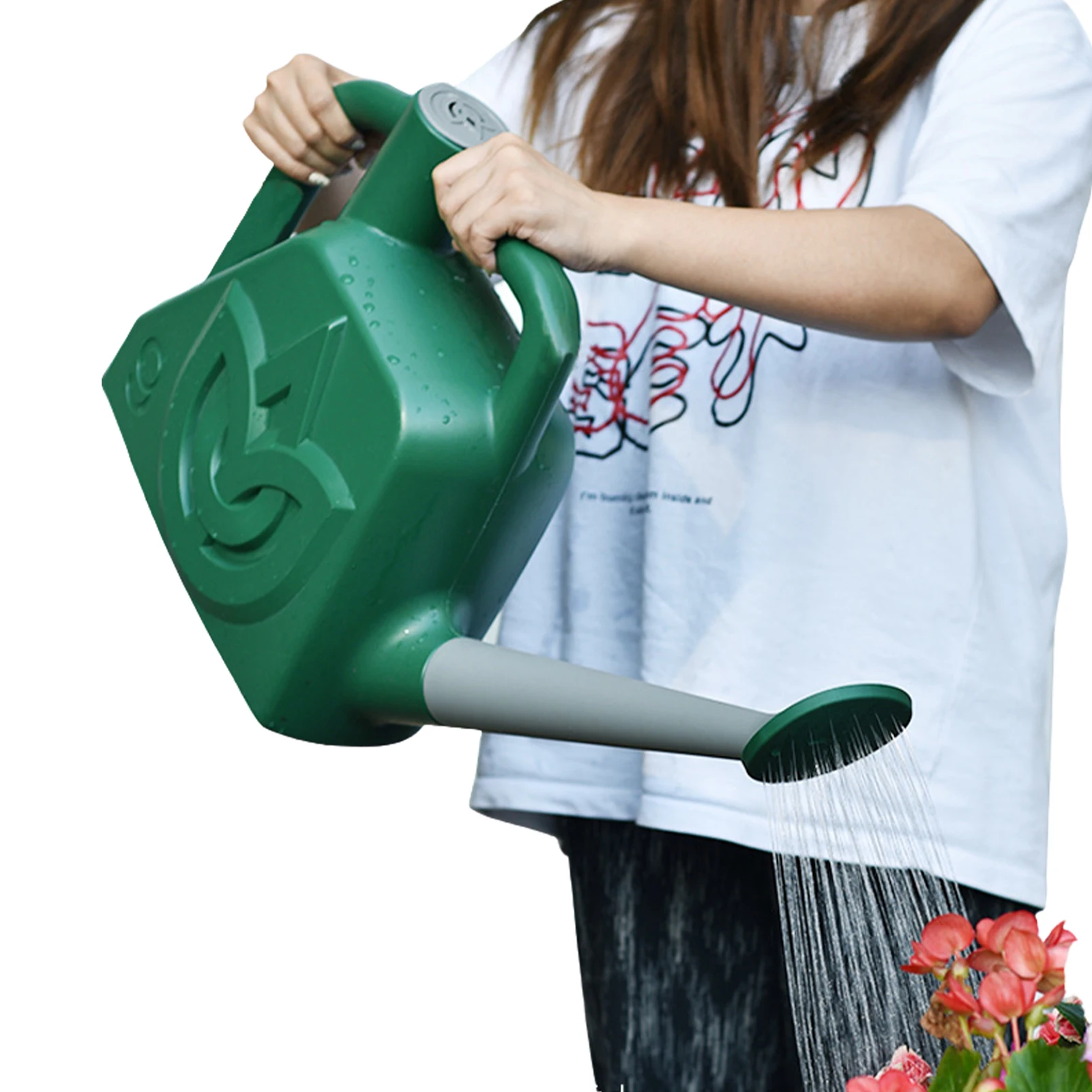 

Watering Can Watering Cans For House Plant Garden Flower 1.5 Gallon Long Spout Water Can For Outdoor Watering Plant Green Blue