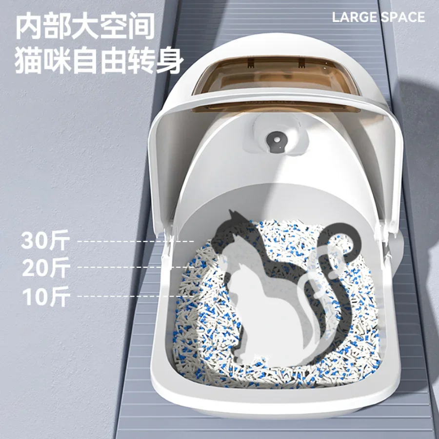 Тренировочный туалет для кошек закрытый Большой Угловой дом лоток с сеткой Arenero