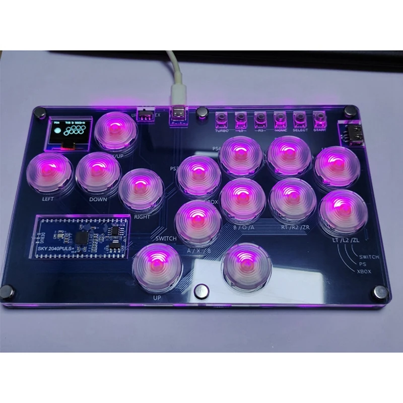 Новый игровой контроллер Fight Stick аркадный джойстик с возможностью горячей замены