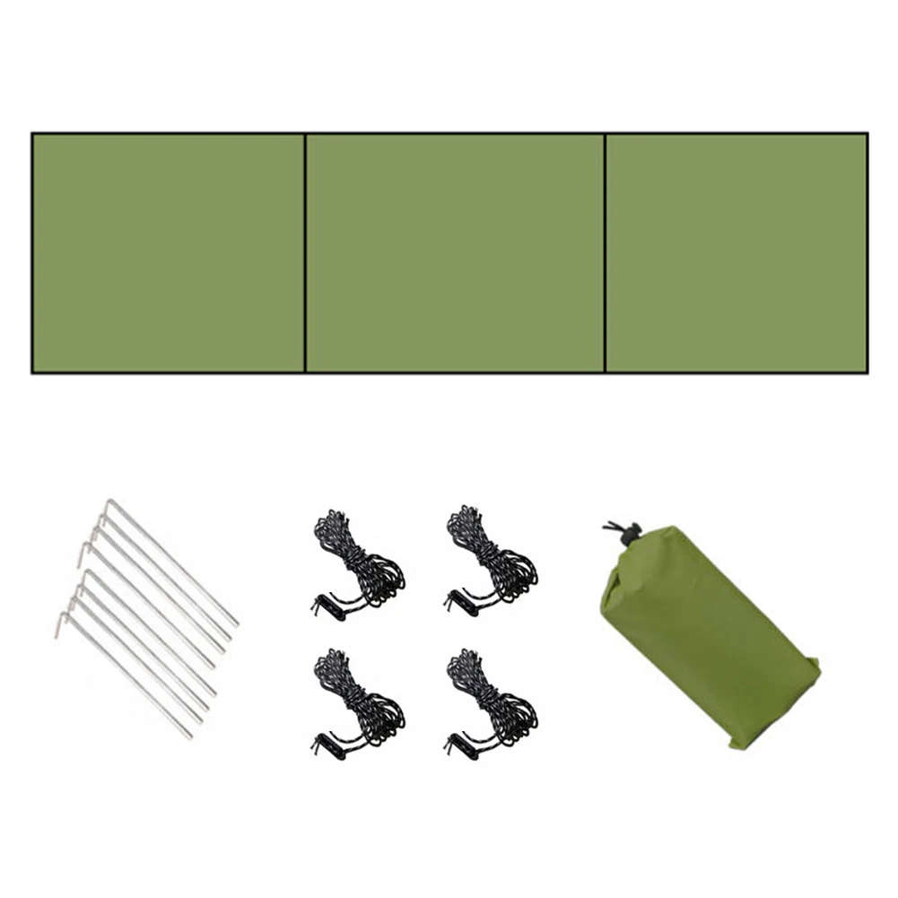

Wind Blocker Windbreak Support Rod& Rope Accessories Foldable Lightweight Oxford Cloth Windscreen Privacy Shield