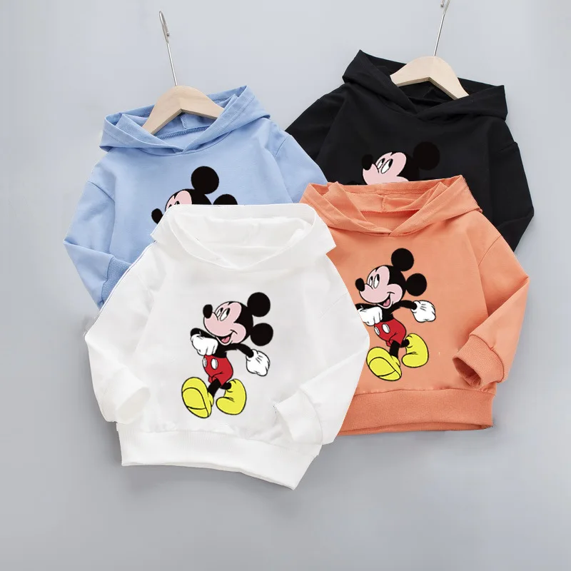 Свитер для маленьких мальчиков, вязаная рубашка с мультяшным Микки, осенне-зимняя теплая одежда, Детские двухслойные свитера с Микки Маусом для девочек Свитер для маленьких мальчиков, вязаная рубашка с мультяшным Микки, осенне-зимняя теплая одежда, Детские двухслойные свитера с Микки Маусом для девочек