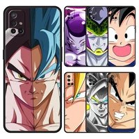 dragon ball anime art face phone case for oneplus 9 pro 9t 9r 9rt 8t 8 7 6t 7t z oneplus nord 2 ce n200 n10 5g n100 soft cover