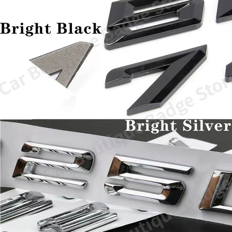 ABS 3D багажник автомобиля с буквами логотипа, эмблема, наклейка, наклейка для BMW 5 серии E39 E60 E61 F10 F11 G30 520e 525e 528e 530e 535e 540e