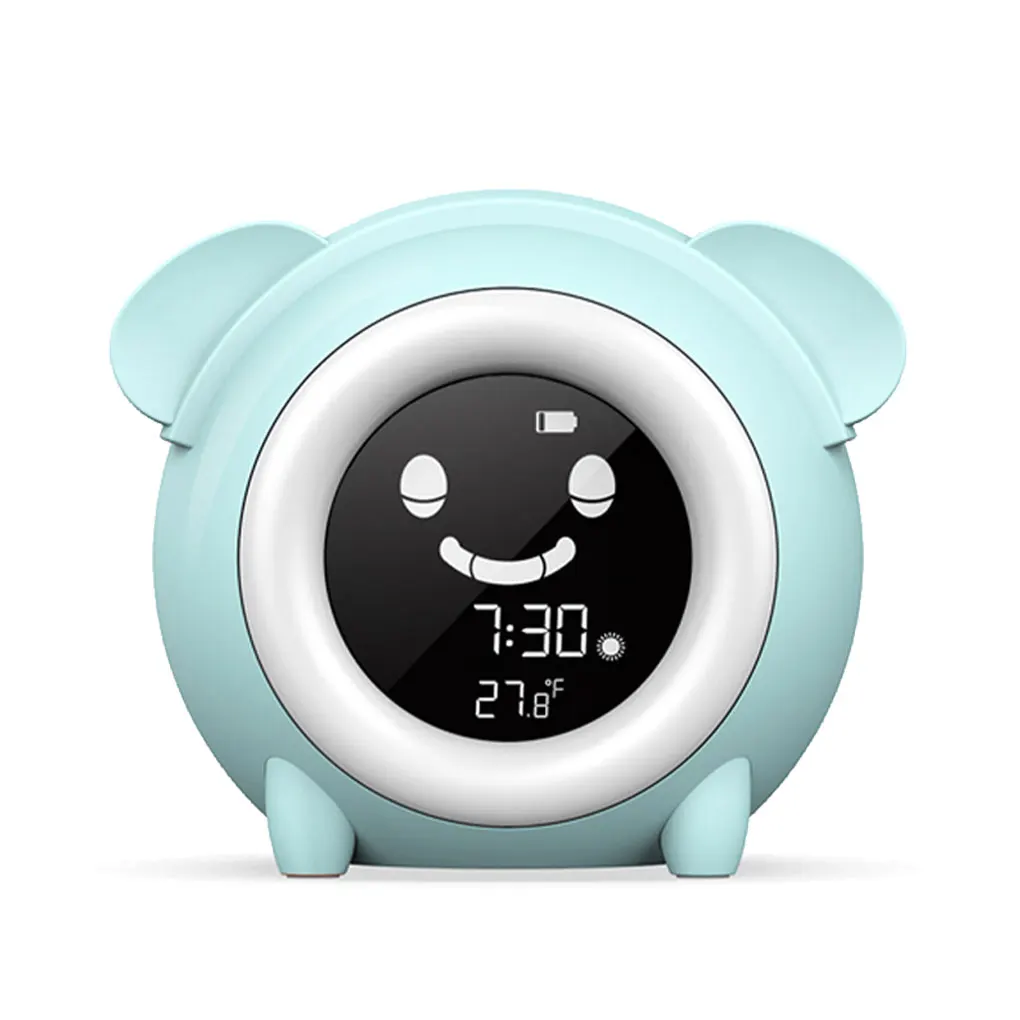

Alarm Clock Adjustable Snooze Wake Up Cartoon Digital Display Thermometer 12H 24H Battery Operated Sleep Device