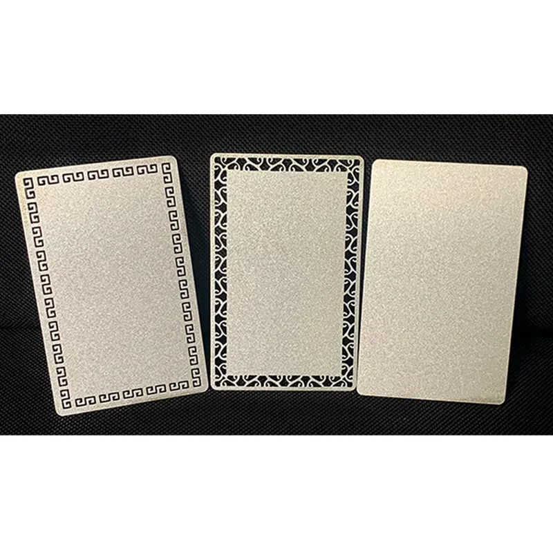

Custom 0.22mm thickness printing Laser Blank Sublimation Metal Business card