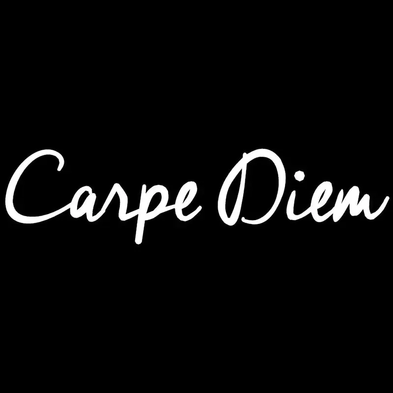 Фото FUYOOHI наклейки Carpe diem Hey! Выглядит очень лично! Не так ли? Автомобильные наклейки №2