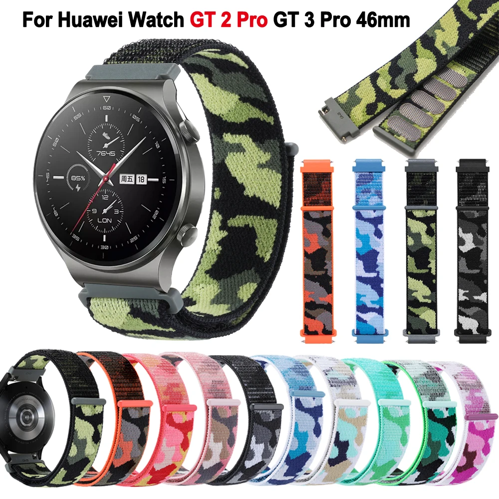 

22mm Nylon Watchband For Huawei Watch GT 2 Pro Smartwatch Band Runner Honor Magic 1 2 GT2 3 GT3 Pro 46mm Bracelets Strap Correa