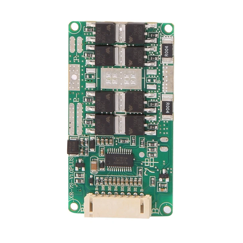 

RISE-2X BMS 7S 24V 18A Lithium 18650 Battery Charging Protection Board PCB PCM Common Port For Electric Tools/UPS Power Bank