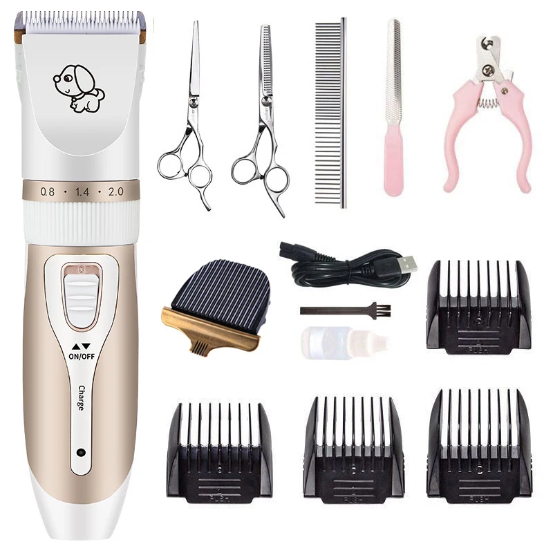 

Dog Clipper Dog Hair Clippers Grooming (Pet/Cat/Dog/Rabbit) Haircut Trimmer Shaver Set Pets Cordless Rechargeable Professional