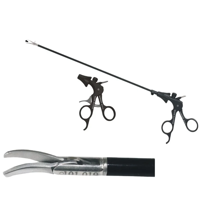 

Laparoscopic surgical Scissors (double action curved)
