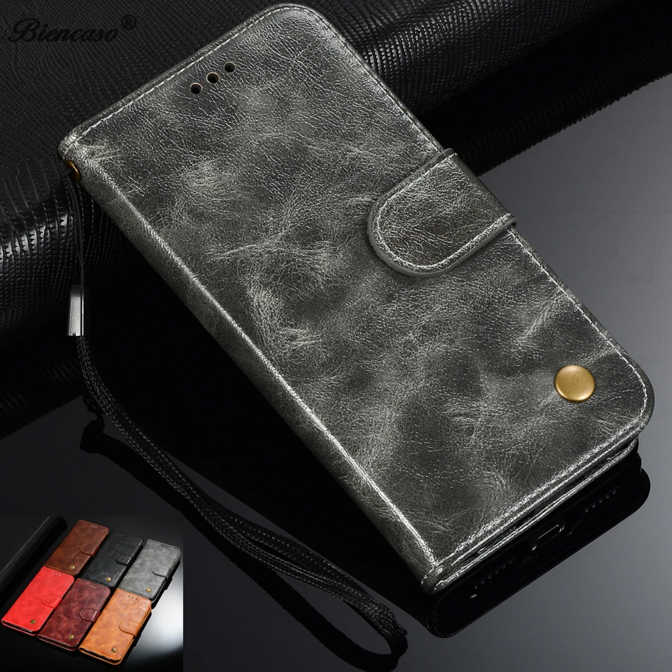 

Retro Leather Wallet Case For Huawei Honor 20 Pro 8 7 9 V9 7X 6X 8C 8X 9X View V20 10 V10 Y5 II 10i 20i Y9 Prime Y6 2017 Cover