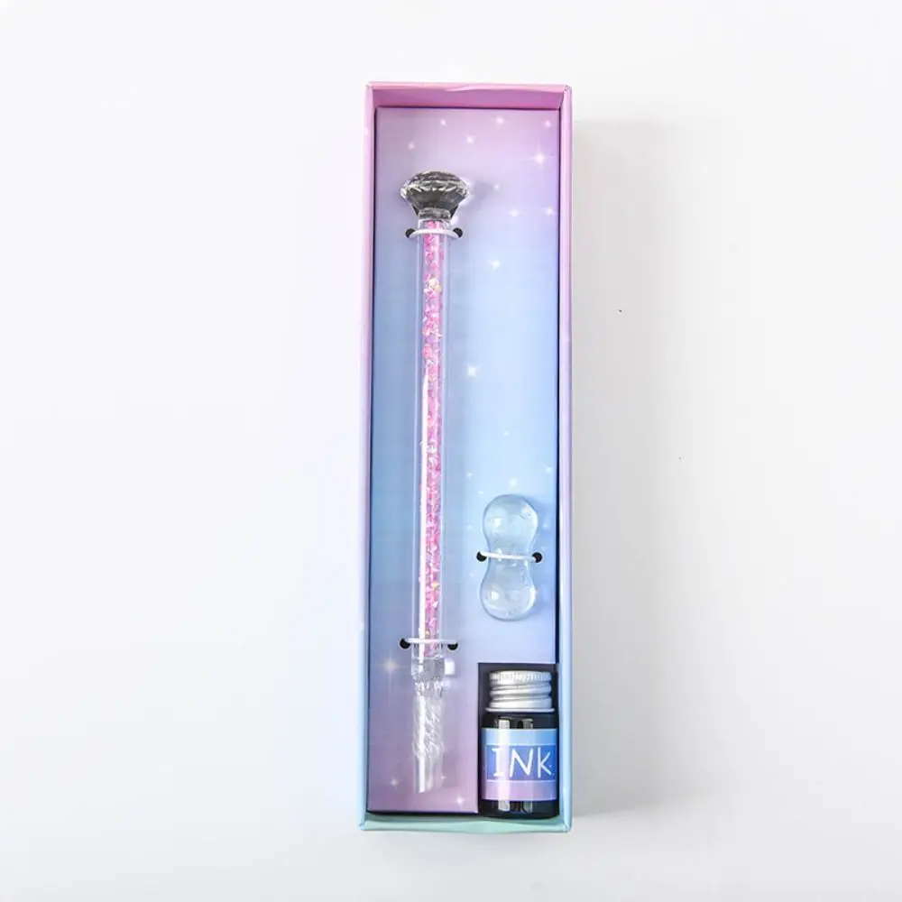 Ручка для письма стеклянная ручка с кошачьим когтем перьевые ручки чернилами