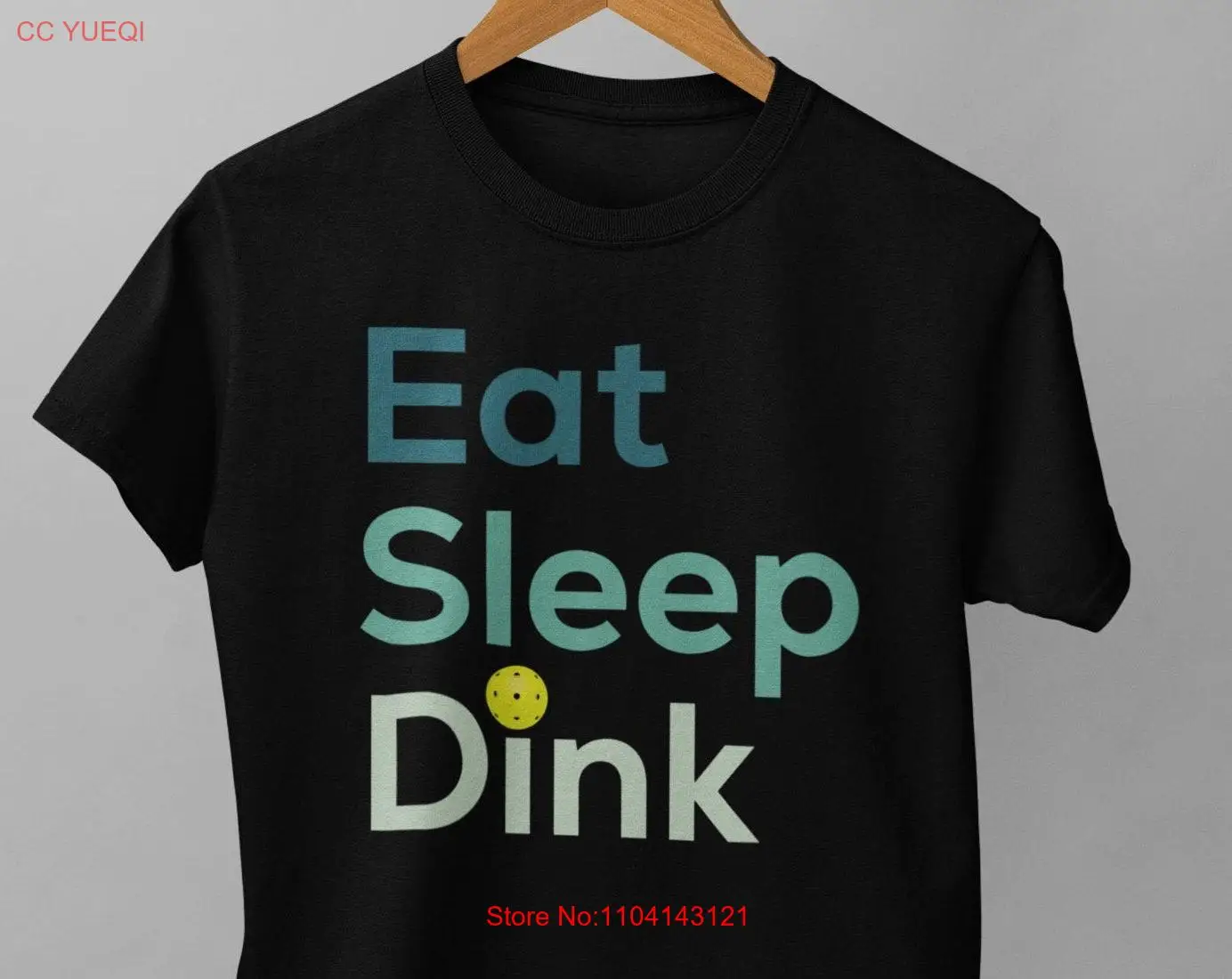 Футболка Eat Sleep Dink Pickleball с забавным игроком на пенсию для папы День отца длинными