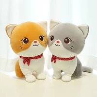 2022 24cm cute cat plush doll toys simulation animal cat plush toys for childrens sleeping soft stuffed cat doll kids toys gifts
