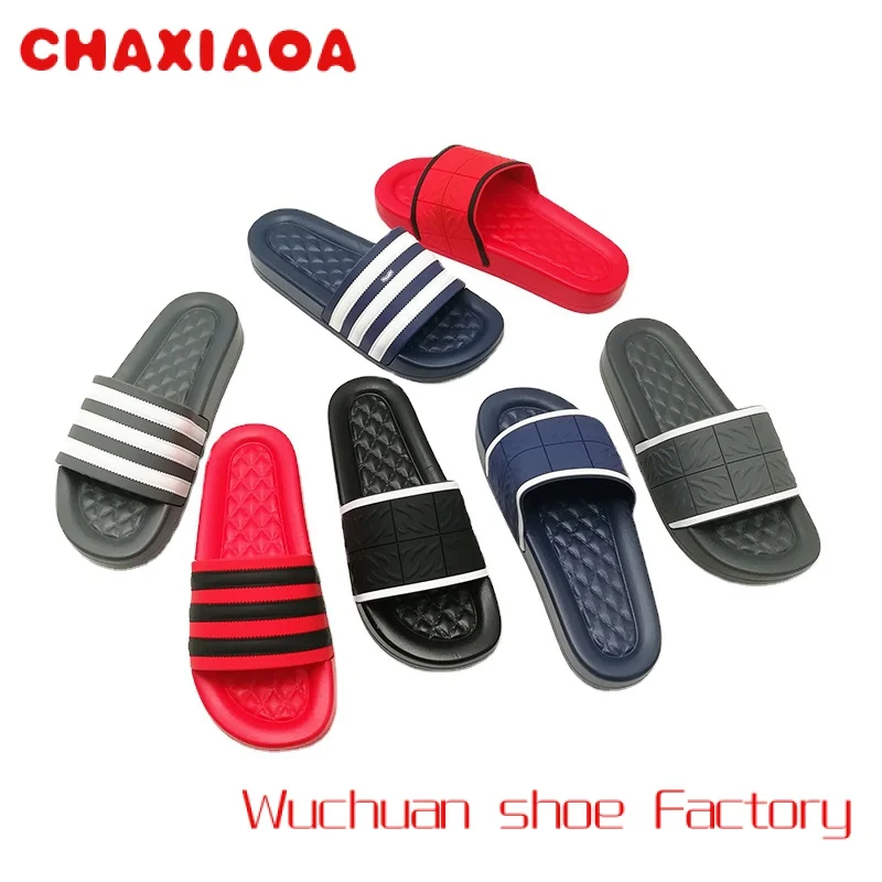 

New arrival men slippers pvc slides slippers for men high quality black sole men slippers 2023