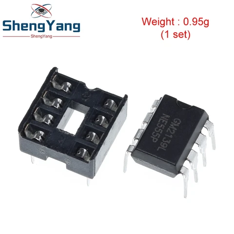 NE555 NE555P TZT таймеры для программирования + 8-контактные розетки