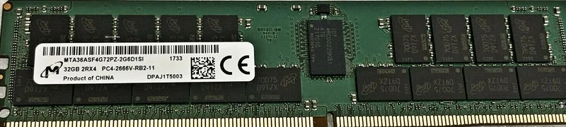 

RAM применимо к CRUCIAL 32G DDR4 2666 REG ECC RDIMM PC4-2666V 32GB Серверная память