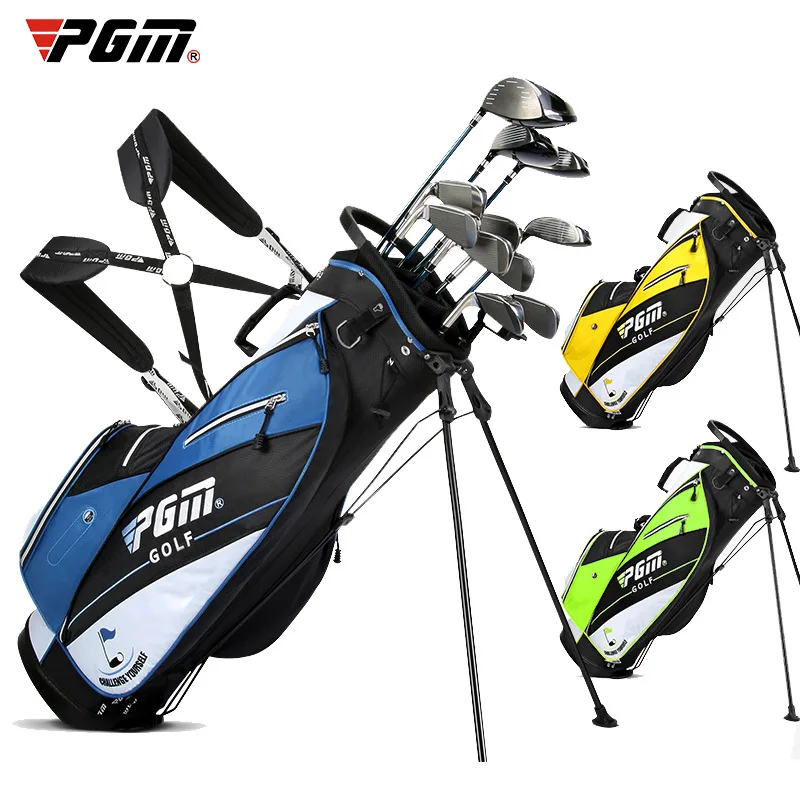 PGM Golf Bracket Bag Men Large Capacity Golf Carry Bag with Rack Light Weight Shoulder Strap Golf Gun Bags Accessories for Men