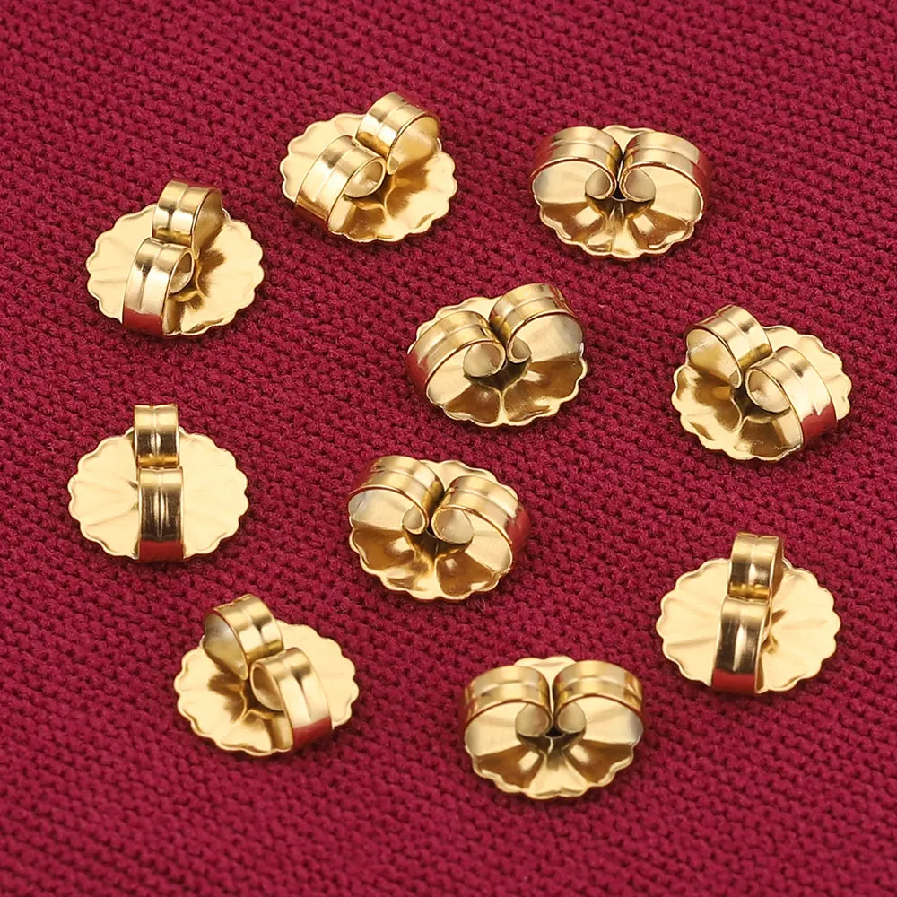 Основа для сережек из нержавеющей стали, комплект больших осветительных приборов для сережек, коннекторы для сережек, комплектующие, 10 мм, 20 шт./упаковка