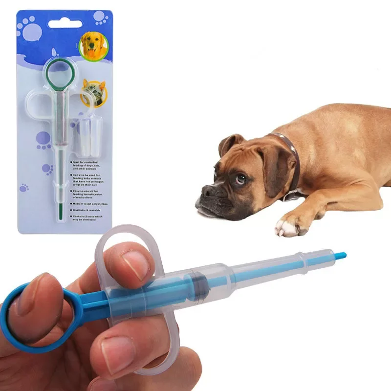 

Cat Piller Medicine Dispenser Leak-proof PP Pills Capsule Tablet Pusher Feeding Injection Needle Kit Pet Puppy Dog Feeder