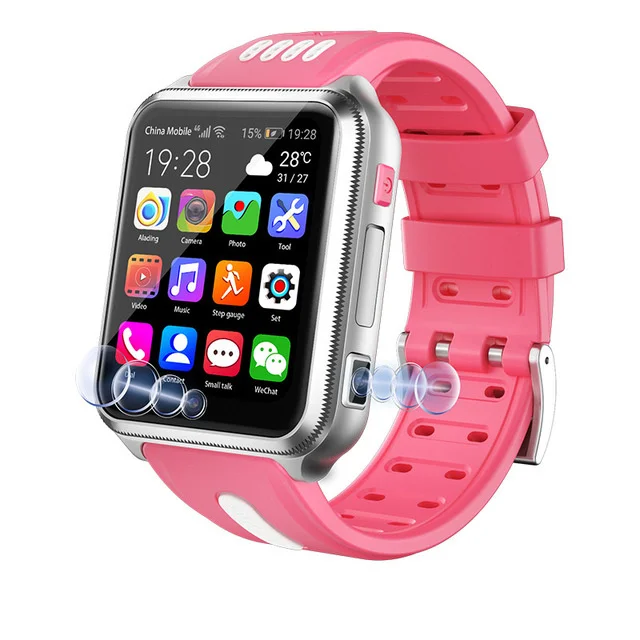 

H1 4G GPS Wifi Location Student/Children Smart Watch Phone Android System App Install Bluetooth Smartwatch SIM Card Android 9.0