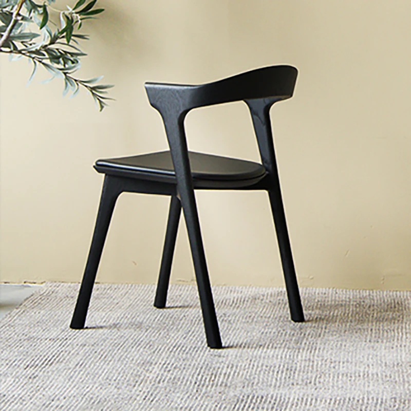 

Мобильный стул для гостиной, обеденный стул в скандинавском стиле, роскошные деревянные дизайнерские стулья, подлокотники, современная мебель среднего века WXH35XP