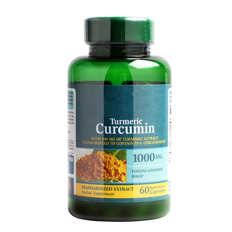 

Turmeric Curcumin 1000 mg turmeric extract standardized to contain 95 % curcuminoids 60 caps/bottle