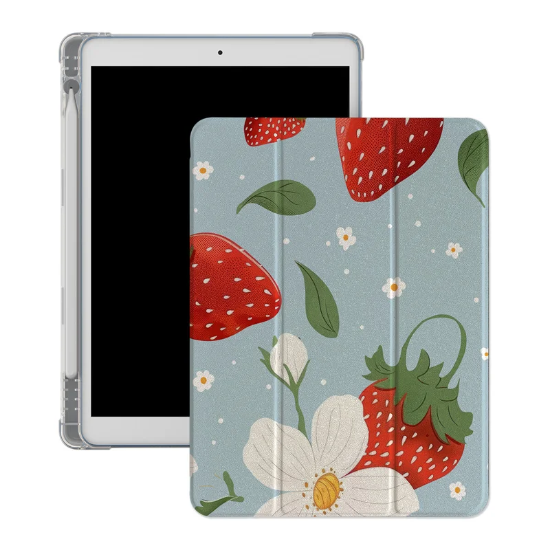 Чехол для планшета Kawayii Cherry iPad Air 2024 Pro 11 дюймов 5 4 10 9 3 10th 7 8 2 mini 6 милый чехол с