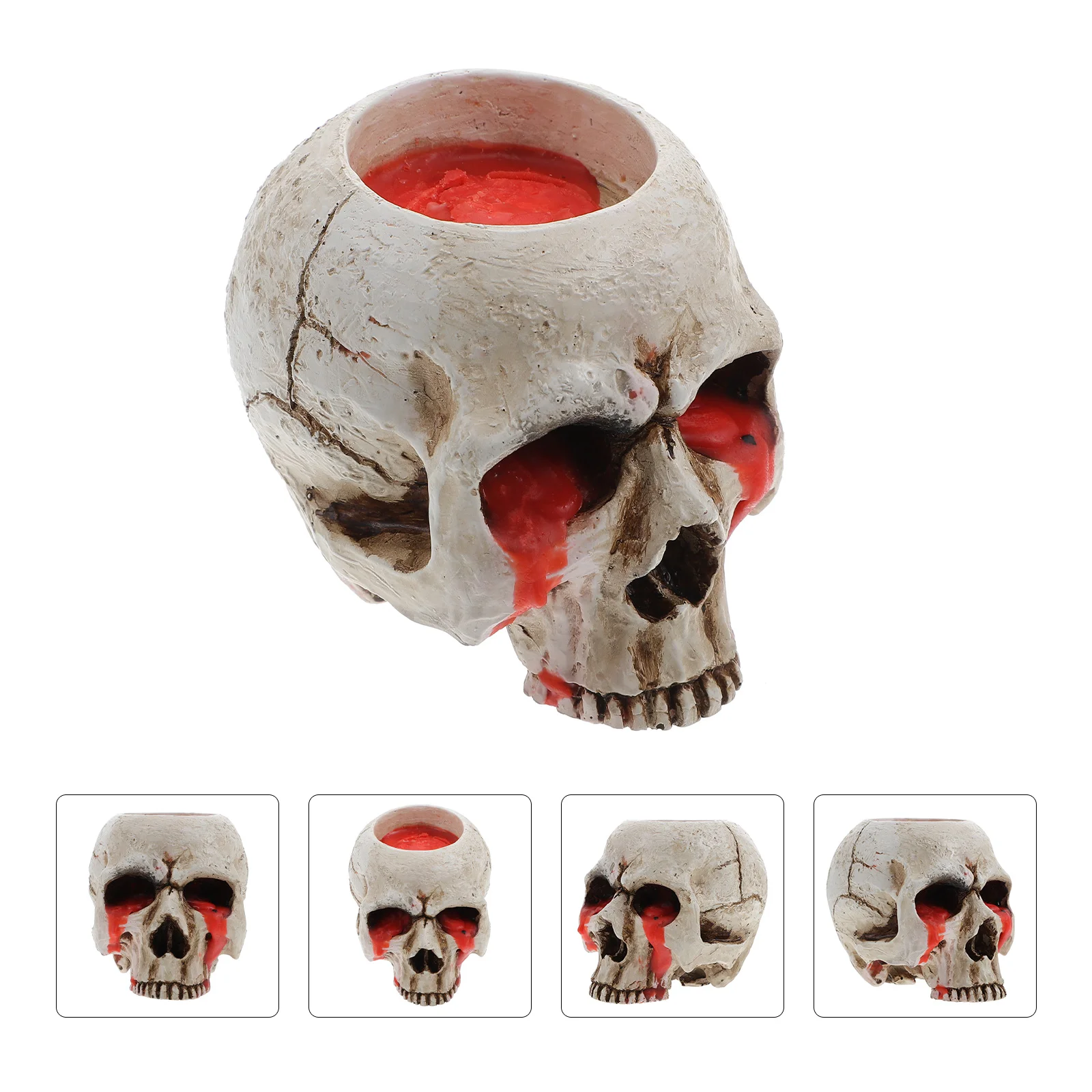 

Shaped Candle Holder Head Adornment Desktop Decor