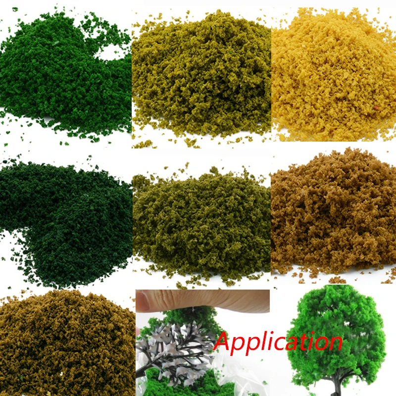 

30G Simulation Sponge Tree Powder Diy Tree Model Materials for HO Train Railway/Building/Military Sand Table Scene Layout