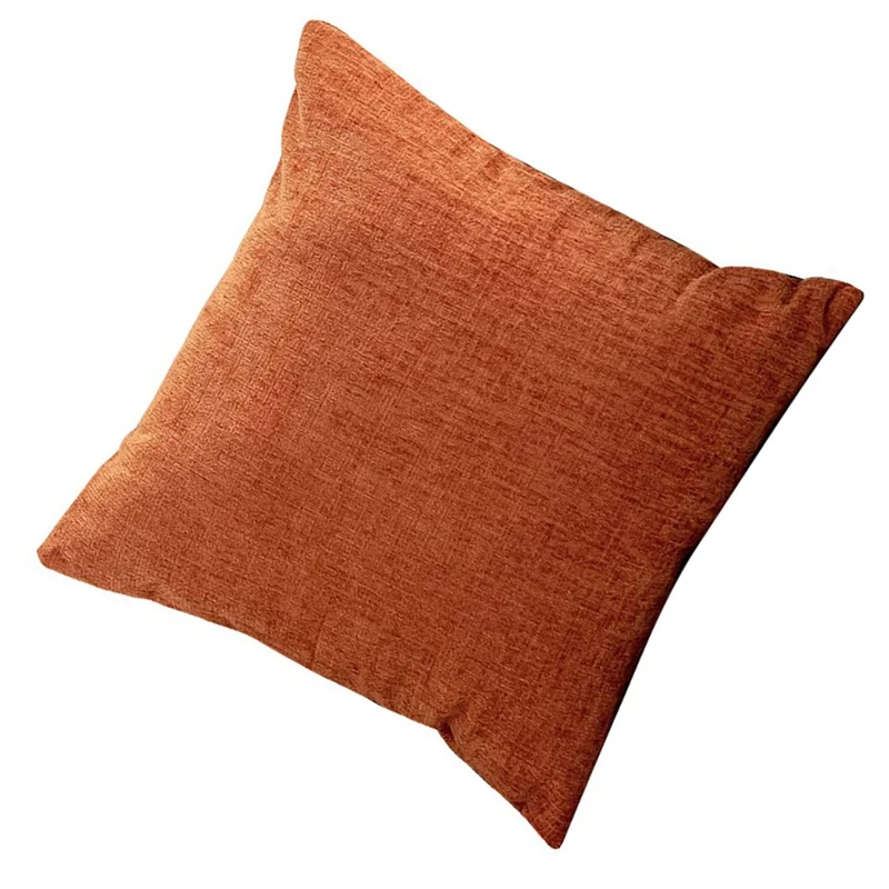 

Наволочки из сгоревшей оранжевой ткани 18x18 дюймов набор из 4 современных декоративных наволочек в деревенском стиле квадратная наволочка