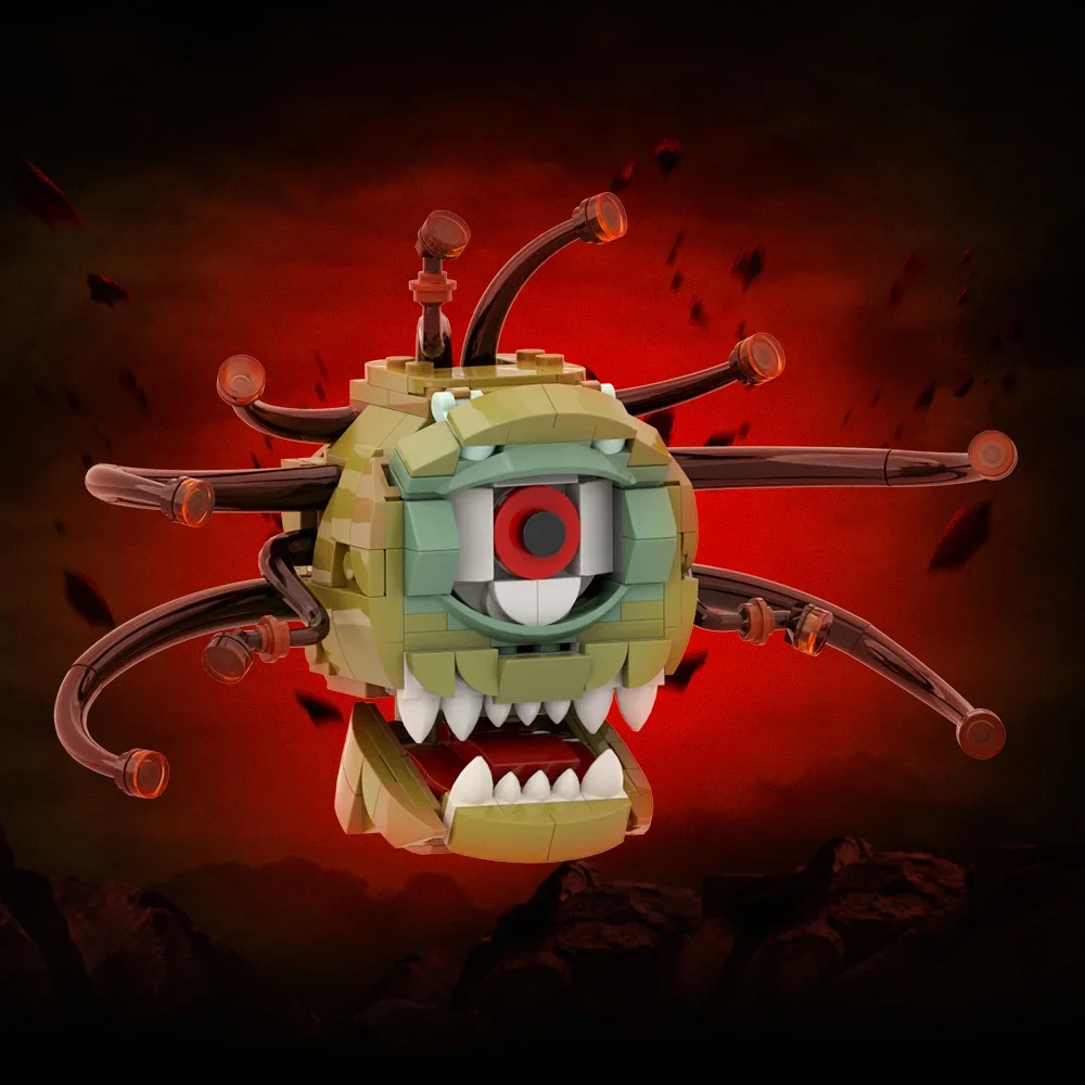 Конструктор MOC подземелья Beholder монстры имитирующие грудь монстр-глаз ужасов