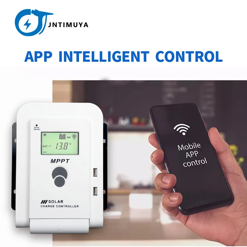 Контроллер заряда солнечной батареи JNTIMUYA 60A 80A 100A mppt 240 в зарядка AGM Gel литиевая