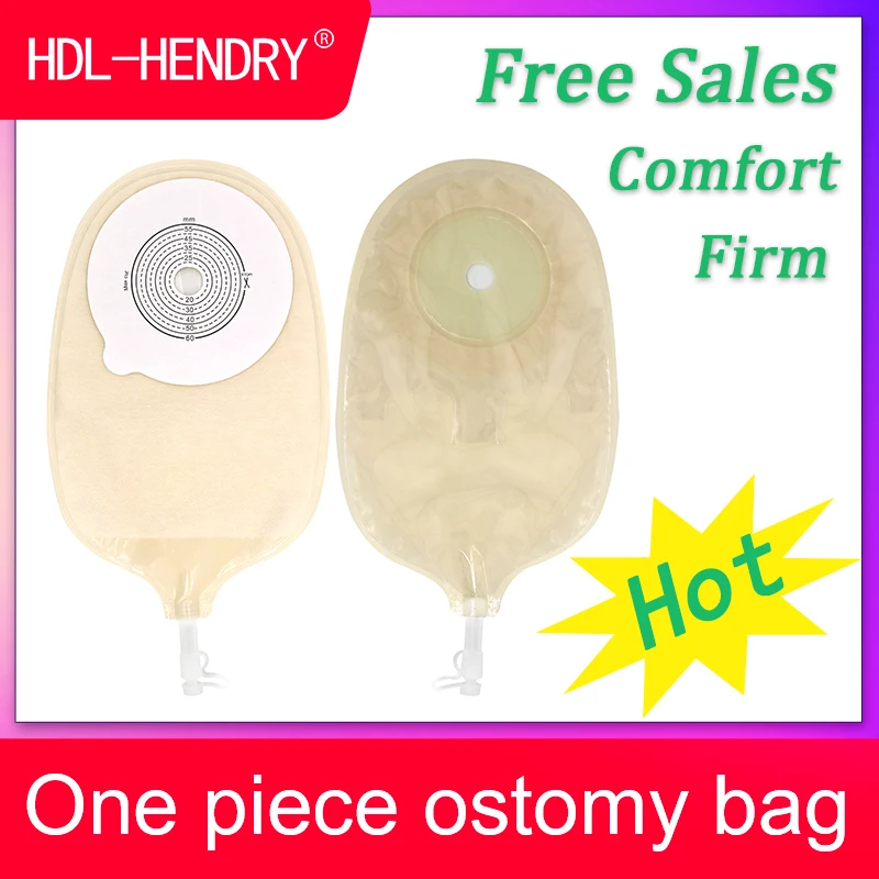 10 Pcs Urostomy Bags Disposable Stoma Bag Comfortable Non-woven No-leak Urine Bags Adults Colostomy Bag Supplies