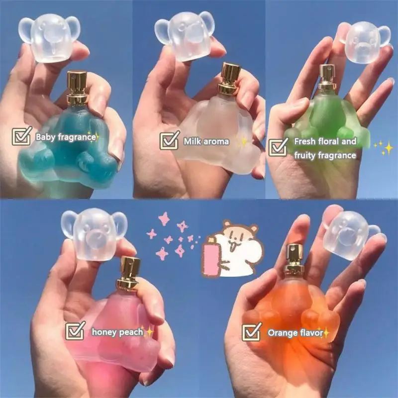 

Baby Bear Peach Female Perfume For Girls Student Fresh Eau De Toilette Long Lasting Portable Fragrance Beauty Health Deodorajnts