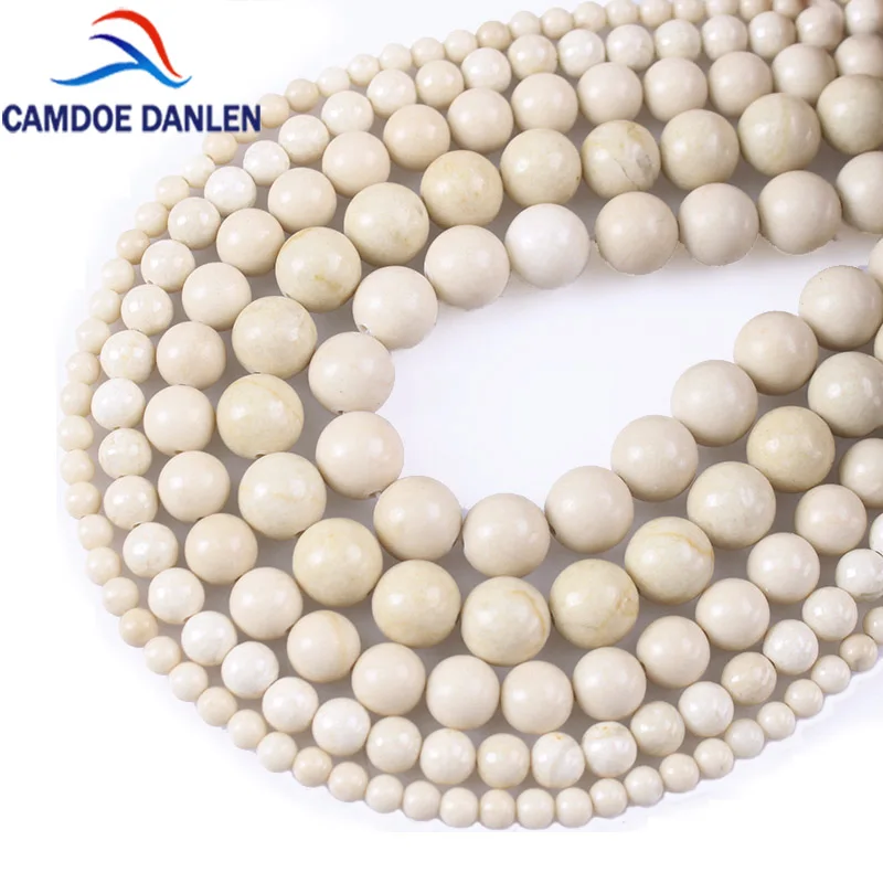 100% натуральный камень реки круглые бусины россыпью 4 6 8 10 12 мм ископаемый сделай