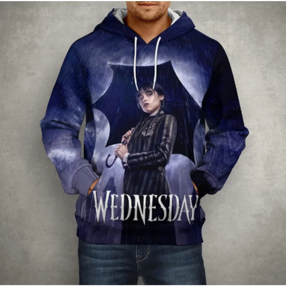 

Wednesday Hoodies Women Winter Harajuku Vintage Gothic Tracksuit Female Korean Style Pullover