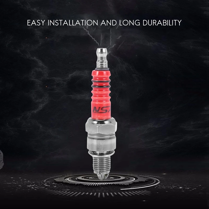 Комплект из 2 гоночных 3 электроды свечи зажигания A7tc для 50 куб. См 110 125 150 Atv Скутер