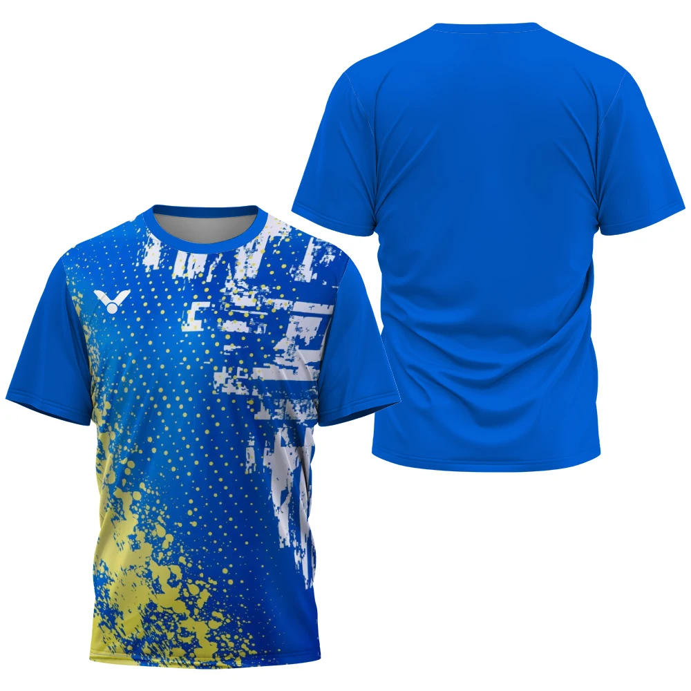 

Men's Quick-Drying Tennis T-Shirt Men's Fitness Short Sleeve Brand Men's High Quality Badminton Sportswear Breathable Golf Wear