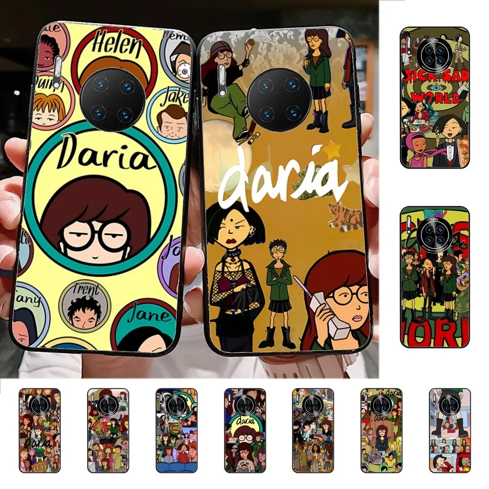D-Daria T-The Series Phone Case For Huawei Mate 10 20 30 40 50 Lite Pro Nova 3 3i 5 6 SE 7 7SE