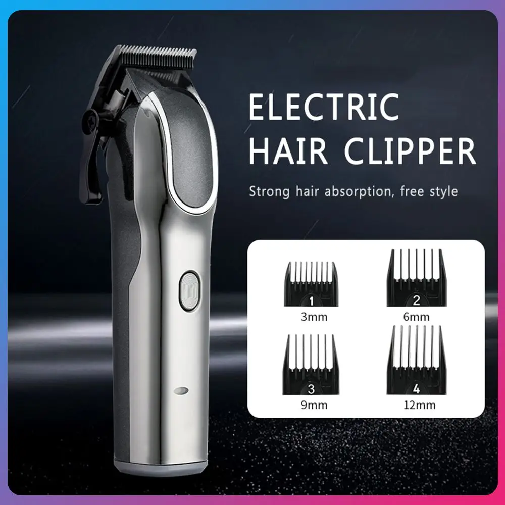 

Электрическая машинка для стрижки волос Boxili, перезаряжаемая бритва, бритва для волос, профессиональный триммер для волос с низким уровнем шума, машинка для стрижки бороды