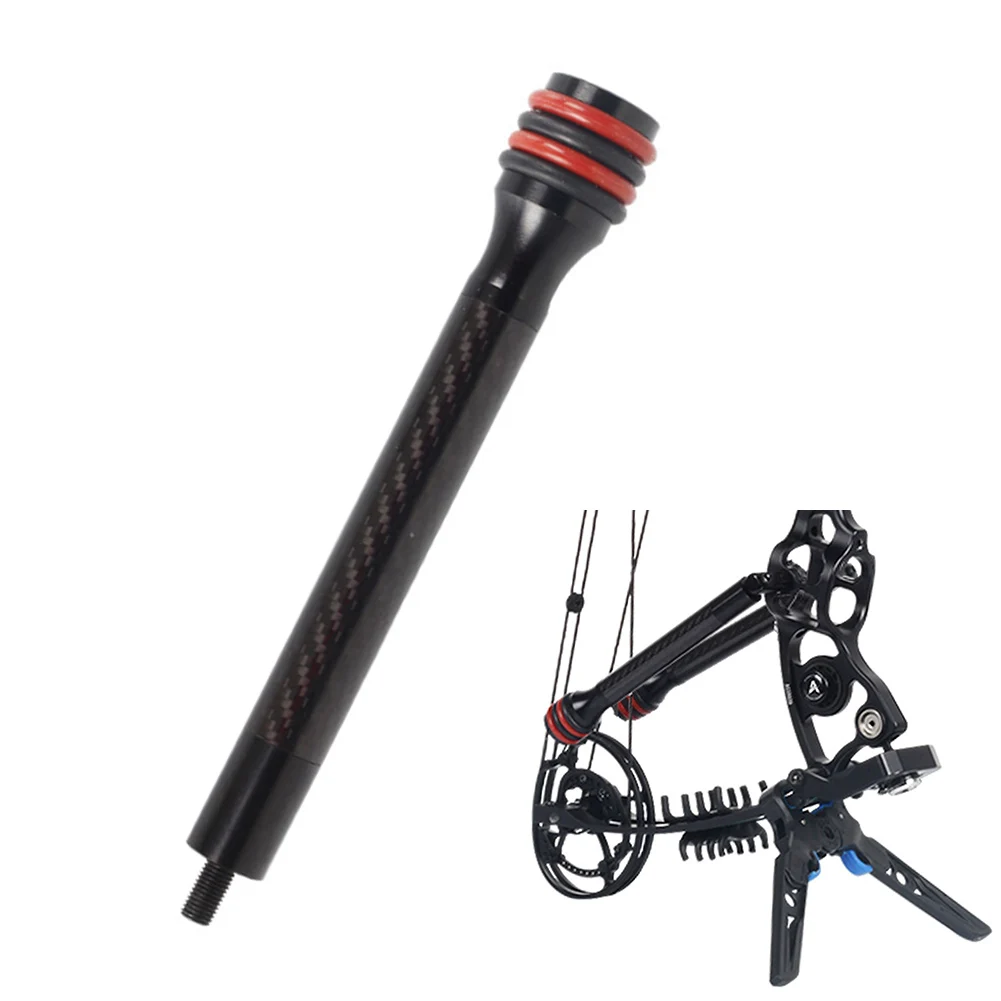 

Black-Knight Archery Carbon Stabilizer Bar Rod Compound Bow 8 Inches Bow Handle Shock Absorber Composite Pulley Accessories