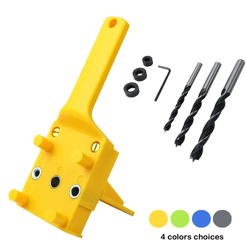 Зажим для дюбеля быстросъемный ручной кондуктор из АБС-пластика диаметр 6/8/10 мм