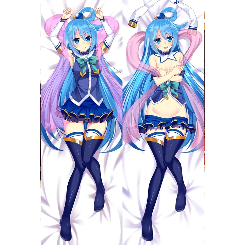 

New PatternAnime Cartoon Kono Subarashii Sekai ni Shukufuku wo Double Bolster Hugging Pillow Case Cover case
