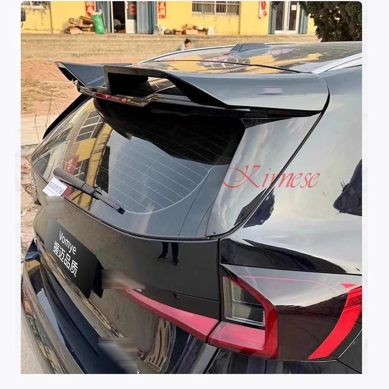 For BMW new U10 U11 X1 IX1 2023+ Roof Spoiler ABS Plastic Unpainted Color Rear Wing Trunk Lip Boot Cover Car Styling