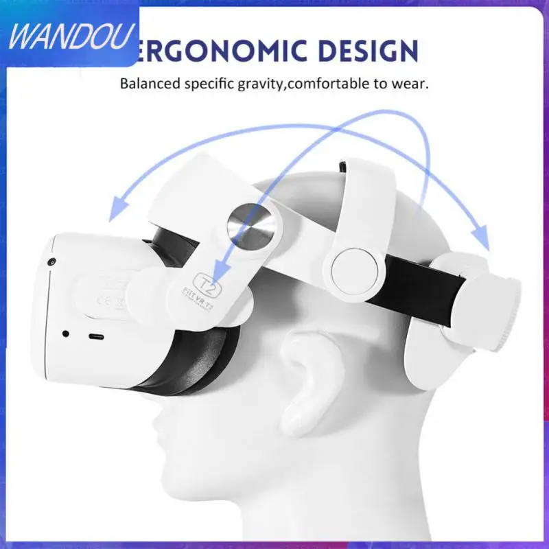 

Easy To Carry Quest 2 Headband 360 ° 180 ° Vr Accessories Beautiful Design Wearing Comfortably Portable For Oculus Quest 2 375g