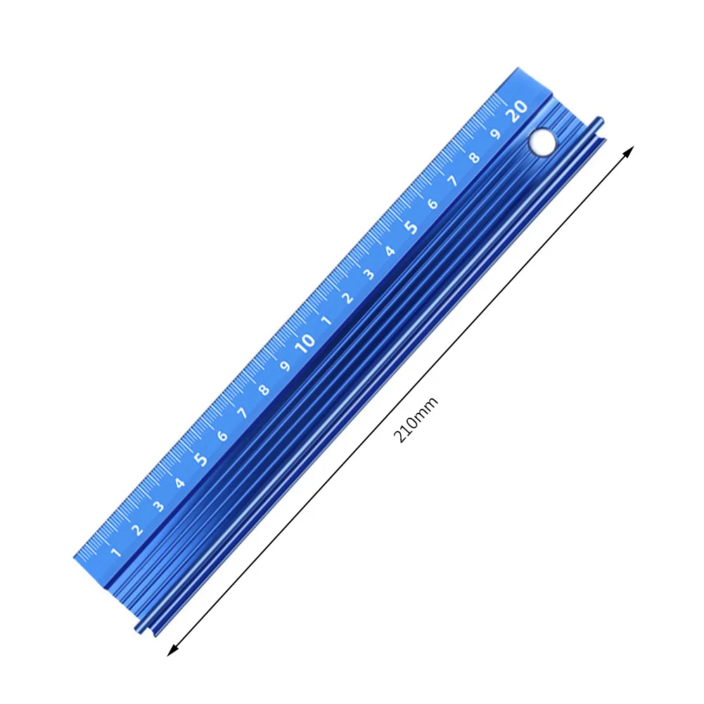 Civil Engineering Blueprints Standard Metal Ruler with Metric Measurements Tool images - 6