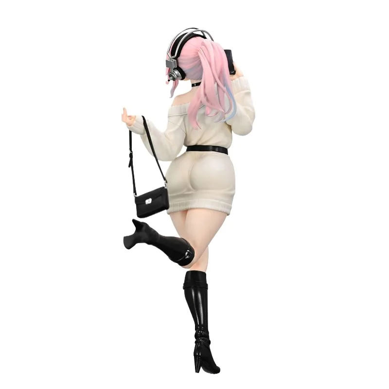 Фото В наличии Оригинальная фигурка FuRyu SoniComi (Super Sonico) Sonico Trio-Try-iT, версия Winter Memory, аниме-фигурка, гаражный набор, аниме-мультфильм №3