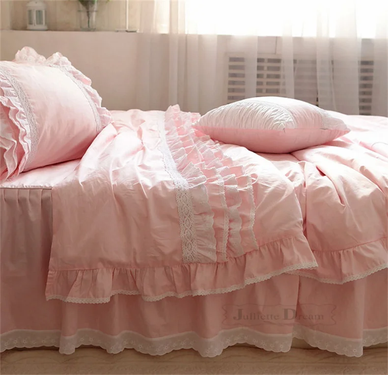 Роскошный свадебный комплект постельного белья с вышивкой кружевной